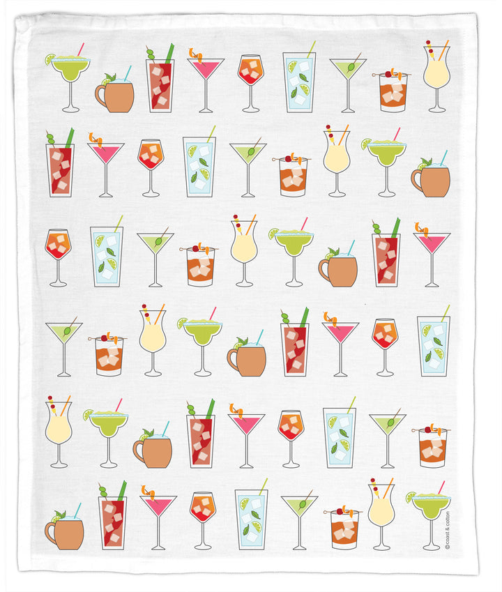 Classic Cocktails, Hand Towel