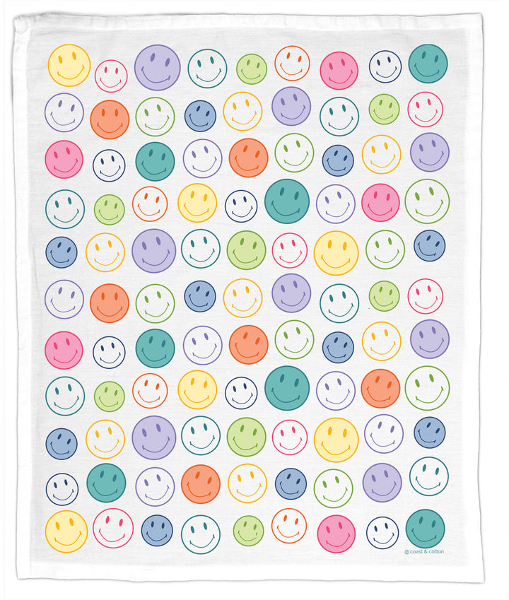 Smiley Faces, Hand Towel