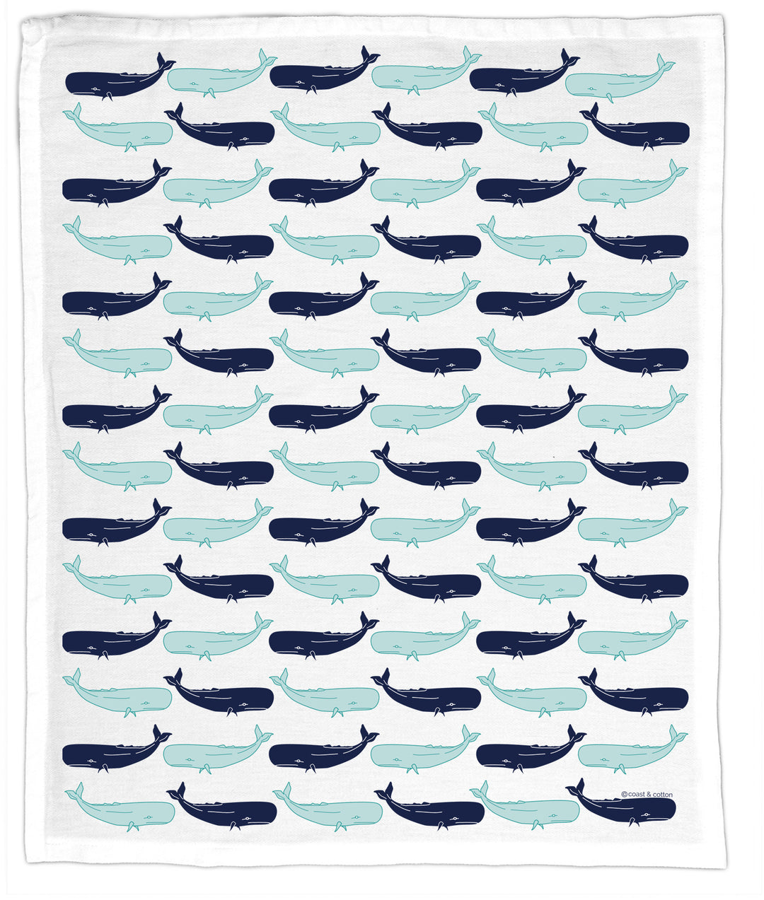 Whales, Hand Towel