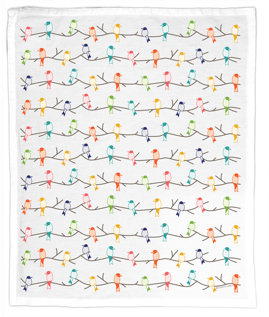 Birds on a Branch, Hand Towel