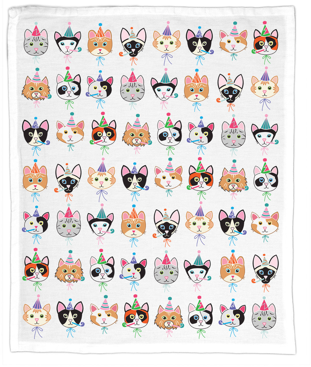 Birthday Cats, Hand Towel
