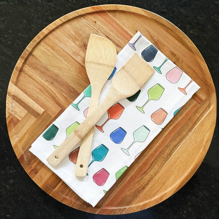 Colorful Stemware, Hand Towel