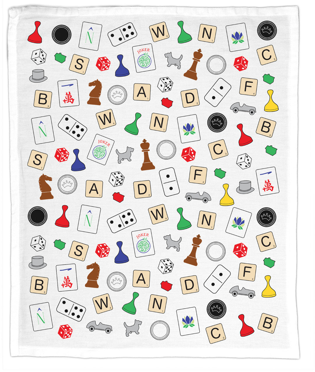 Game Night, Hand Towel