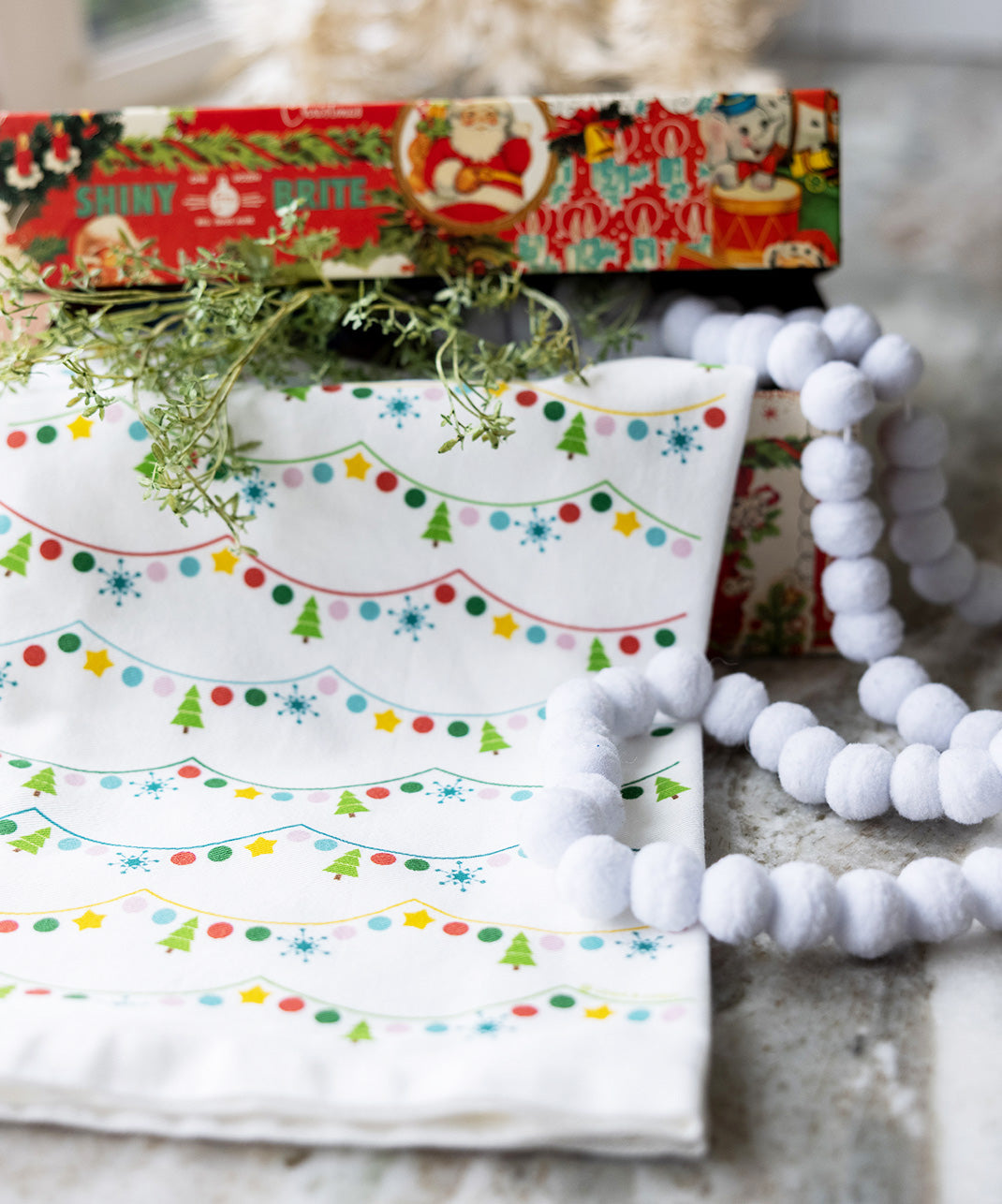 Holiday Bunting, Hand Towel