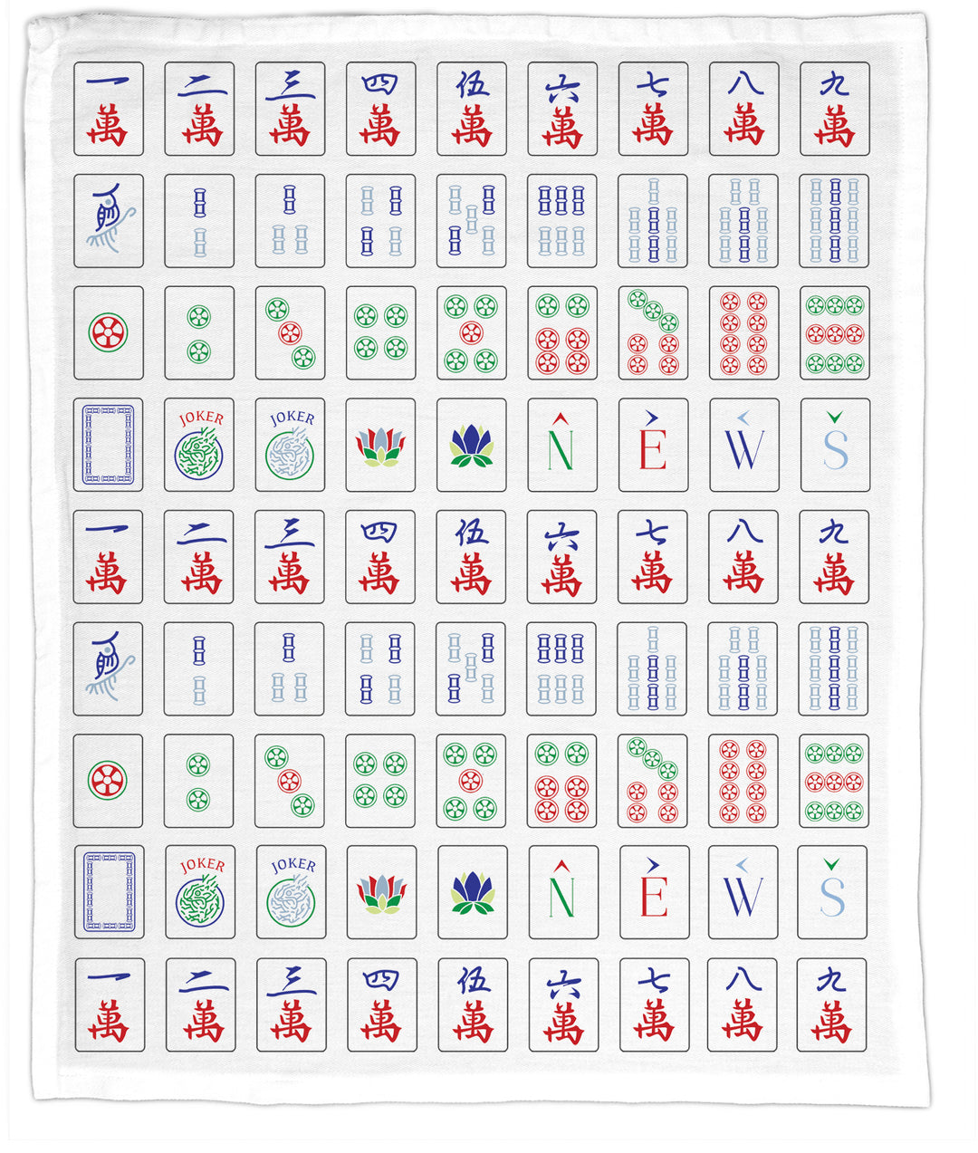 Mahjong (Primary Colors), Hand Towel