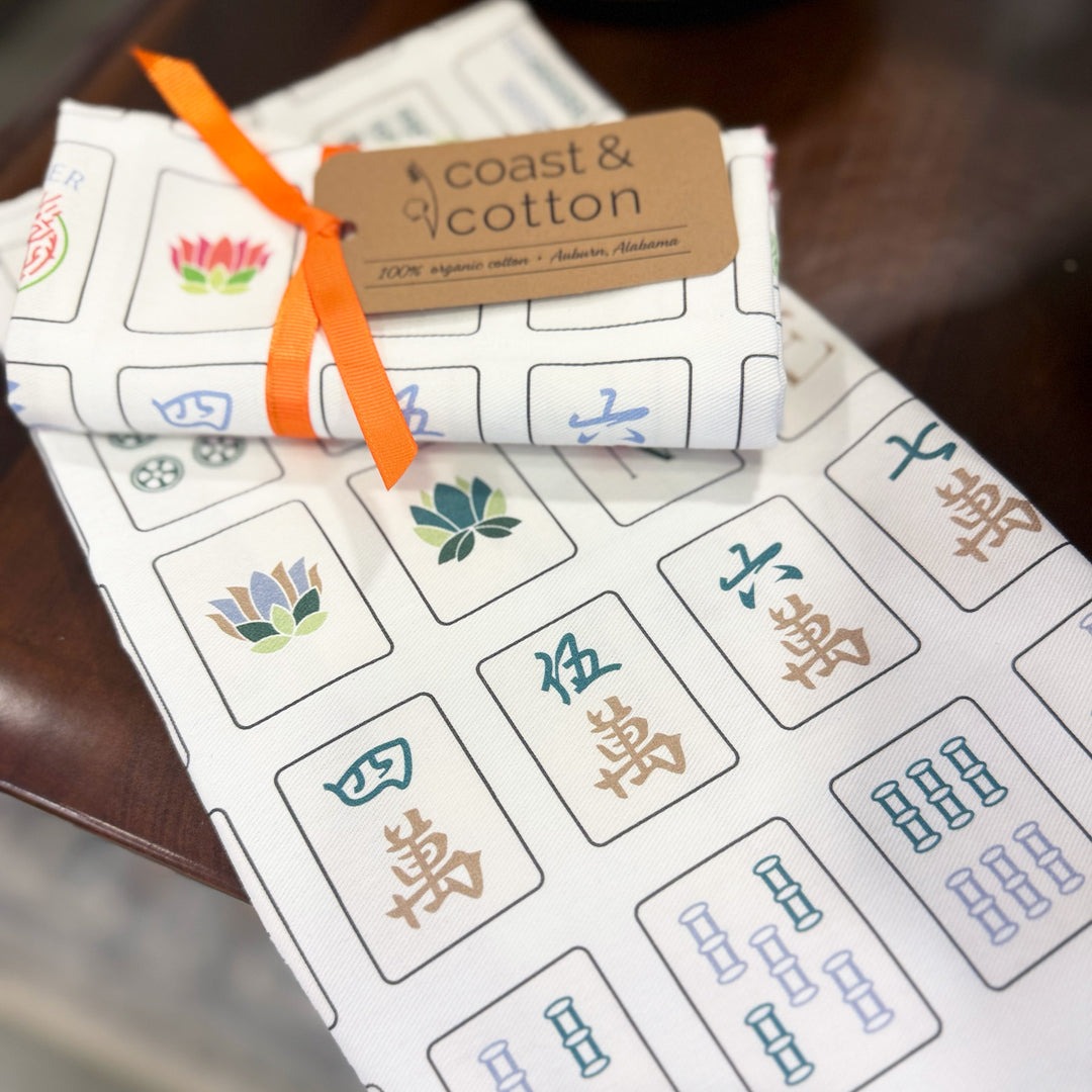 Mahjong (Neutral Colors), Hand Towel