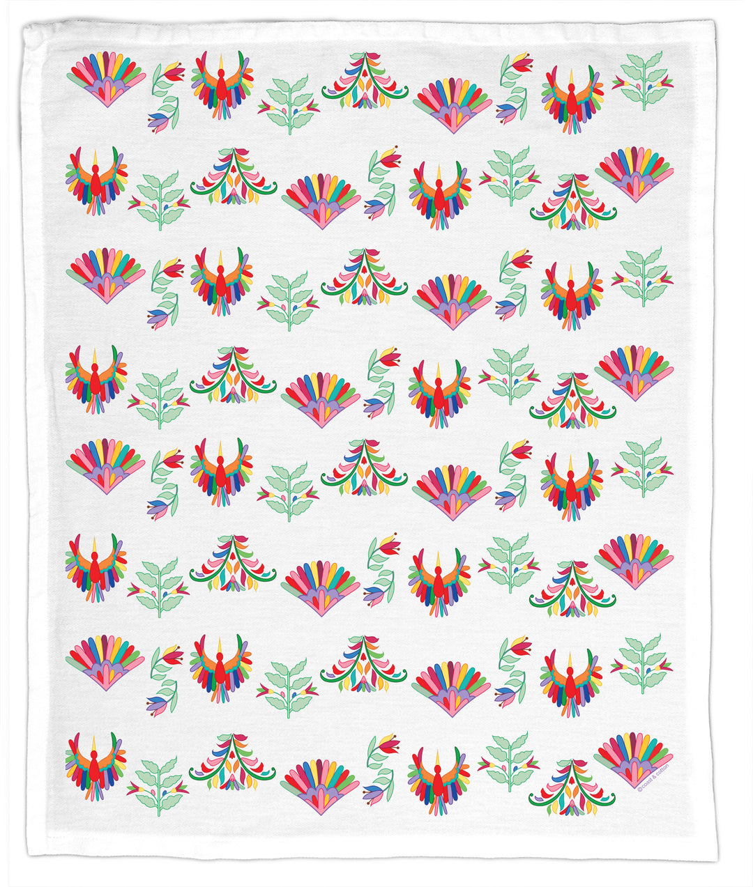 Otomi Embroidery, Hand Towel