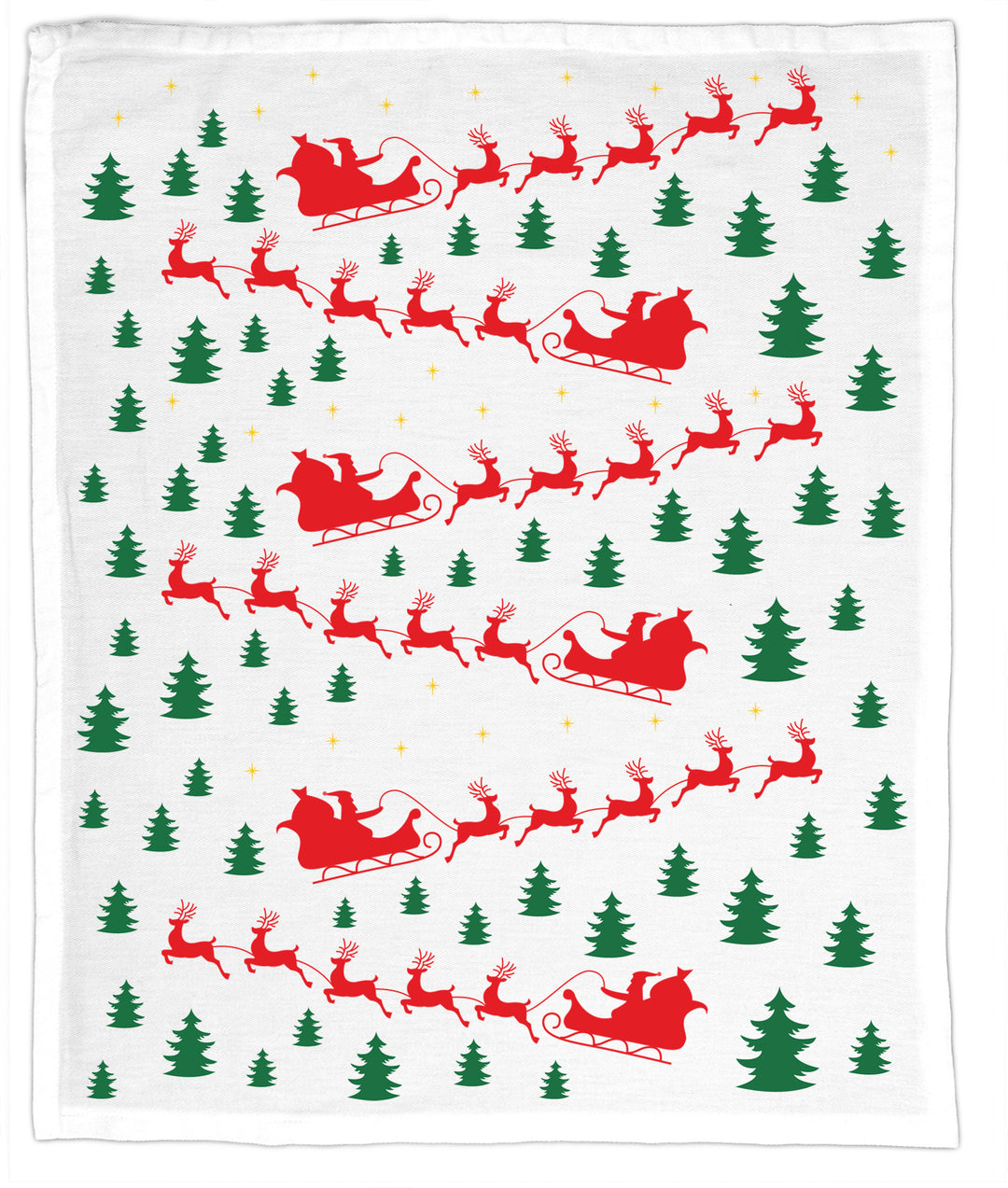 Santa's Sleigh, Hand Towel