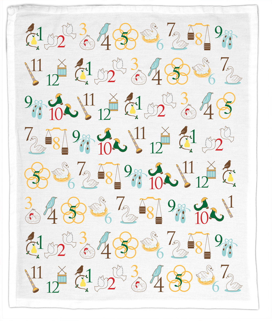 12 Days of Christmas, Hand Towel