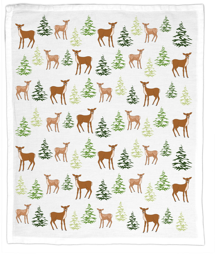Winter Deer, Hand Towel