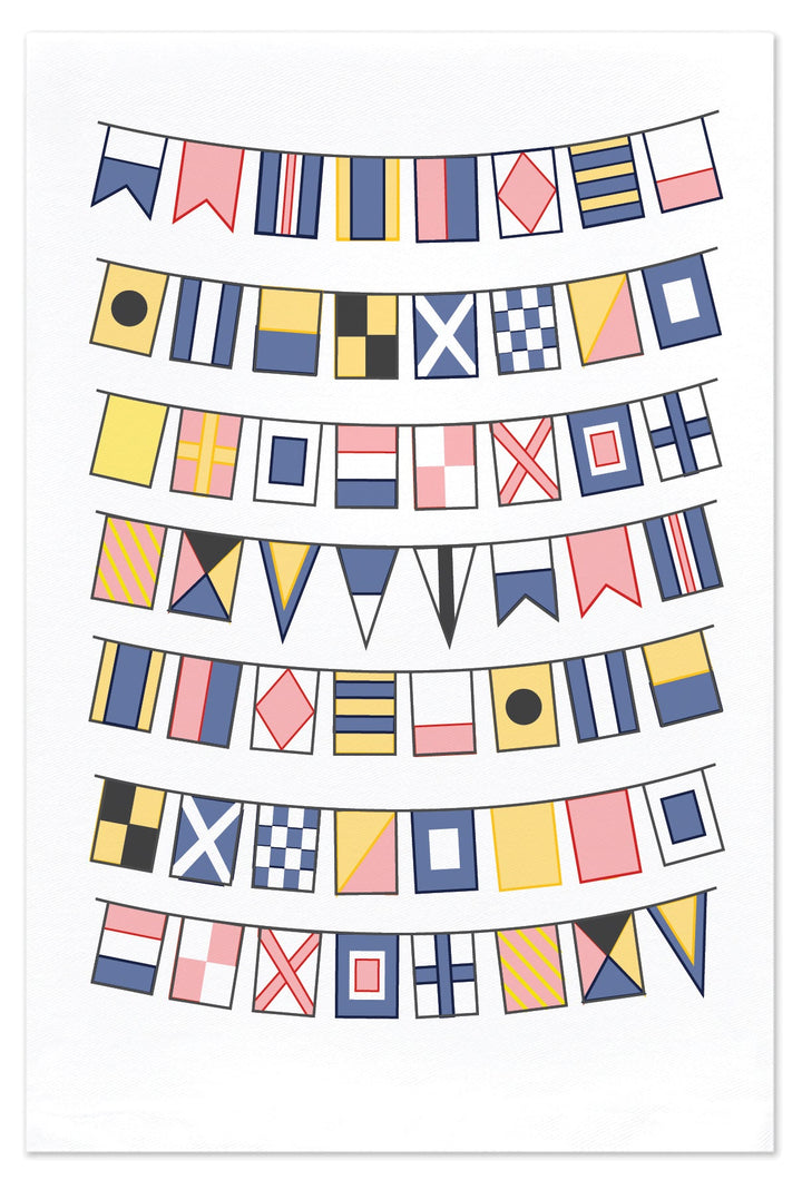 Boating Flags, Hand Towel