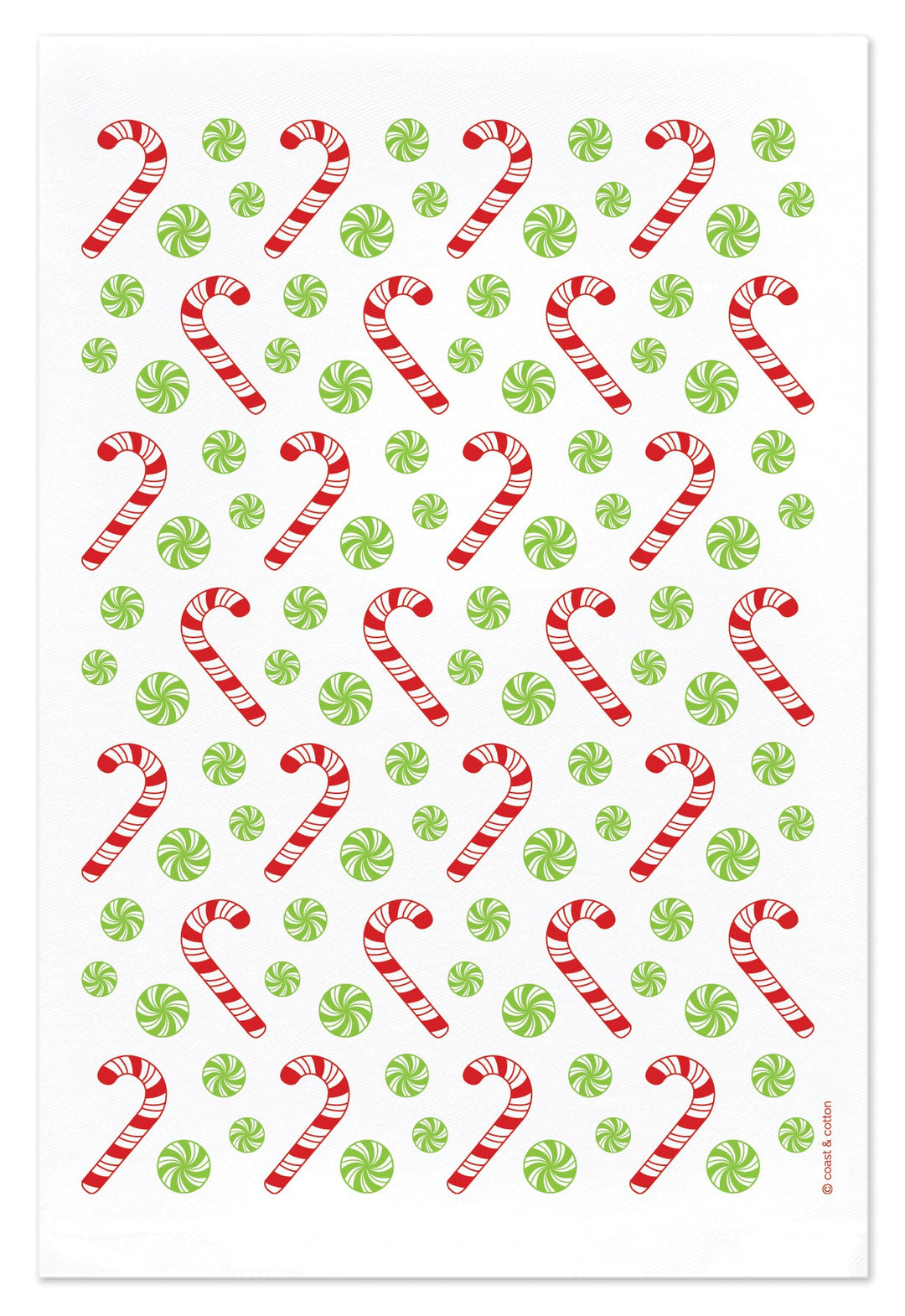 Candy Canes, Hand Towel