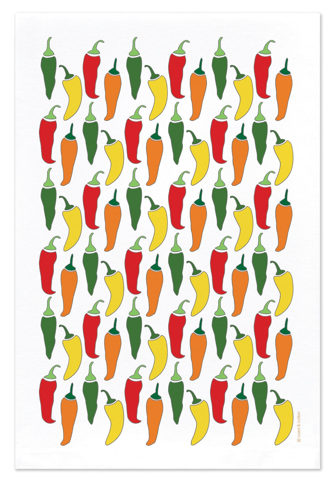 Peppers, Hand Towel